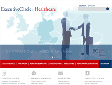 Tablet Screenshot of executivecircle.net